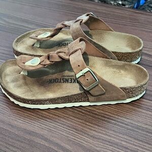 Birkenstock Gizeh Braided Sandal - Women's Sz 36 (5.5) Like New!